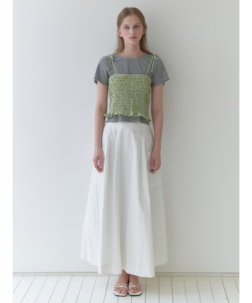 RE_L（リエル）の「Laura flare skirt (ivory)（スカート・レディース・その他・MEDIUM/SMALL）」の4枚目の写真