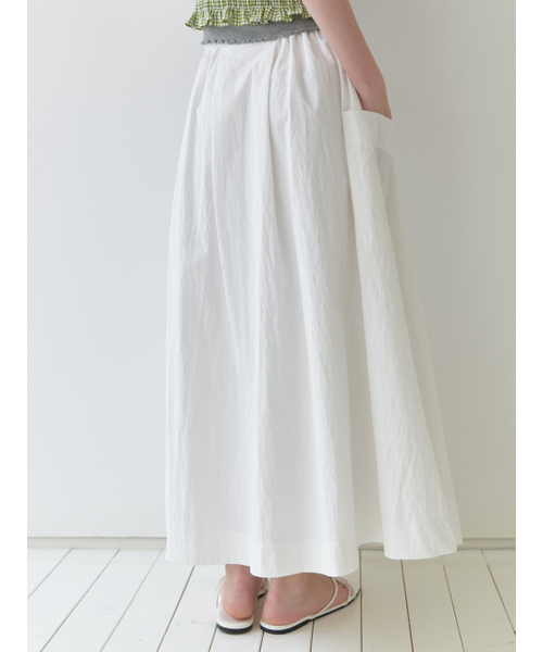 RE_L（リエル）の「Laura flare skirt (ivory)（スカート・レディース・その他・MEDIUM/SMALL）」の5枚目の写真