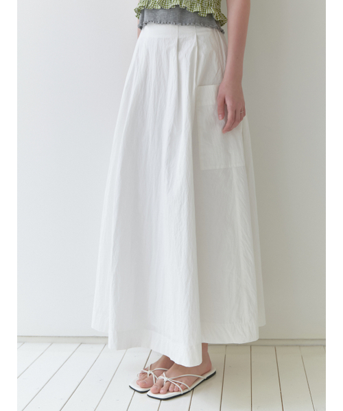 RE_L（リエル）の「Laura flare skirt (ivory)（スカート・レディース・その他・MEDIUM/SMALL）」の6枚目の写真