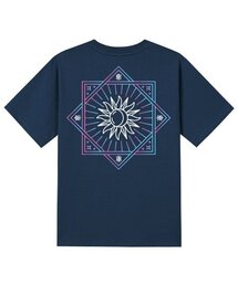 KTN0074 ネオンライン 半袖Tシャツ - ネイビー