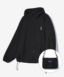 YALE（イェール）の「エンブロイダリーダンライトウェイトパッカブルウインドブレーカー_ブラック（ナイロンジャケット）」
