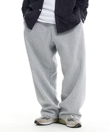 DOUBLE JD（ダブルジェイディー）の「ワイドバルーンストリングパンツ（グレー）（スウェットパンツ）」
