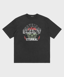 SPレイヤードロゴ半袖Tシャツブラック