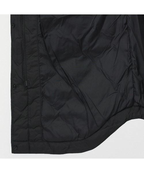 NANGA(ナンガ)の「ナンガ RIB COLLAR QUILTED DOWN COAT W(ダウンジャケット/コート・レディース・ベージュ/ブラック・M/L)」の10枚目の写真