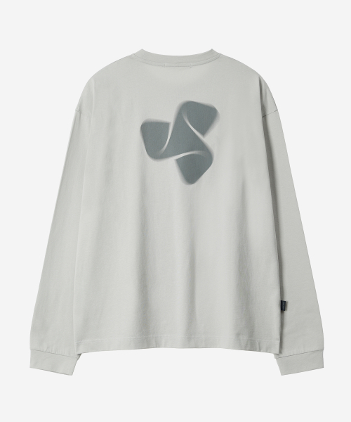 NODE LABS(ノードラボ)の「DEV:5 ベーシックロングスリーブTシャツ_グレー(Tシャツ/カットソー・レディース・グレー・MEDIUM/LARGE)」の1枚目の写真