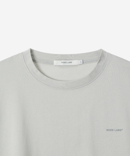 NODE LABS(ノードラボ)の「DEV:5 ベーシックロングスリーブTシャツ_グレー(Tシャツ/カットソー・レディース・グレー・MEDIUM/LARGE)」の3枚目の写真