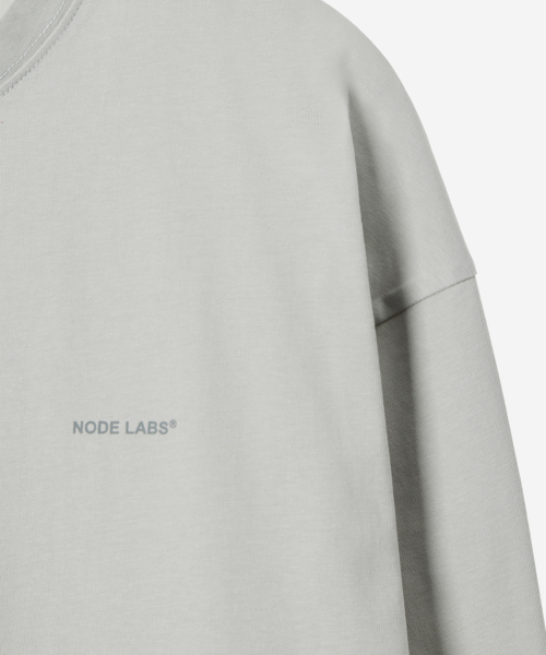 NODE LABS(ノードラボ)の「DEV:5 ベーシックロングスリーブTシャツ_グレー(Tシャツ/カットソー・レディース・グレー・MEDIUM/LARGE)」の5枚目の写真