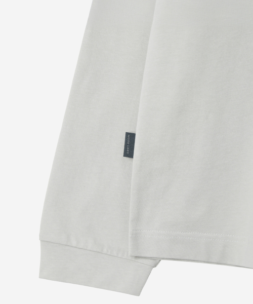 NODE LABS(ノードラボ)の「DEV:5 ベーシックロングスリーブTシャツ_グレー(Tシャツ/カットソー・レディース・グレー・MEDIUM/LARGE)」の6枚目の写真
