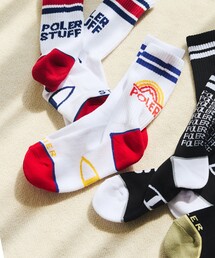 POLeR（ポーラー）の「POLeR × FREAK'S STORE/ポーラー × フリークスストア 別注 SKATE SOCKS スケート ソックス（ソックス/靴下）」