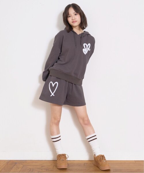 タイムセール❗️☆海外ウェアLucky in Love セットアップ　US-XS セール】【LTXC/裏シャギー】ジップパーカーセットアップ