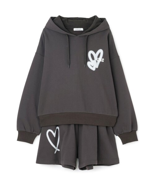 LOVE(*˘︶˘*).。.:*♡ セットアップ セール】【LTXC】【綿100％】裏起毛バックスプレーセットアップ