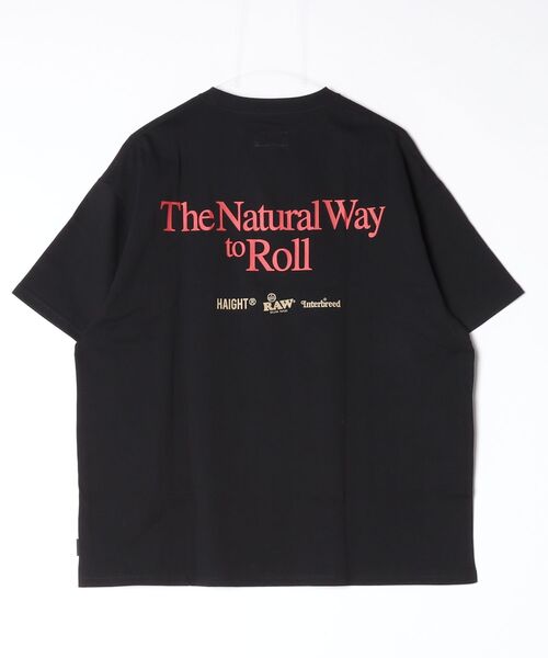 HAIGHT（ヘイト）の「ヘイト [HAIGHT]  - ロゴTシャツ [HTRW-251001 RAW X Interbreed X HAIGHT CLASSIC LOGO TEE]（Tシャツ/カットソー・メンズ・ブラック/サンドベージュ/ホワイト・MEDIUM/XX-LARGE）」の16枚目の写真