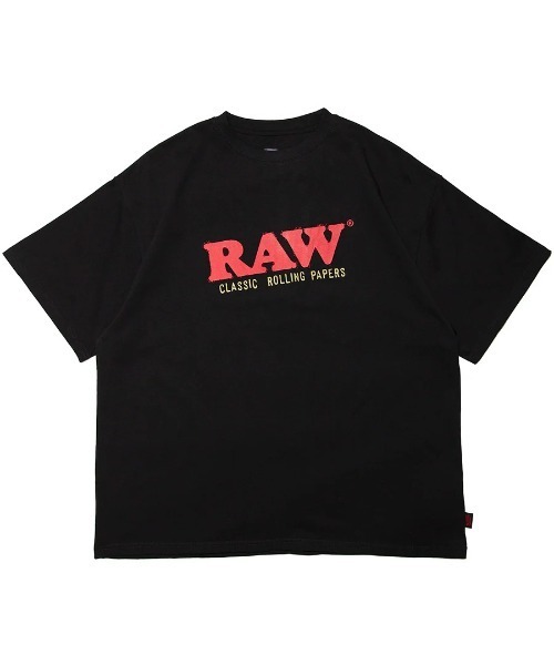 HAIGHT（ヘイト）の「ヘイト [HAIGHT]  - ロゴTシャツ [HTRW-251001 RAW X Interbreed X HAIGHT CLASSIC LOGO TEE]（Tシャツ/カットソー・メンズ・ブラック/サンドベージュ/ホワイト・MEDIUM/XX-LARGE）」の3枚目の写真