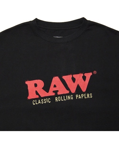 HAIGHT（ヘイト）の「ヘイト [HAIGHT]  - ロゴTシャツ [HTRW-251001 RAW X Interbreed X HAIGHT CLASSIC LOGO TEE]（Tシャツ/カットソー・メンズ・ブラック/サンドベージュ/ホワイト・MEDIUM/XX-LARGE）」の8枚目の写真