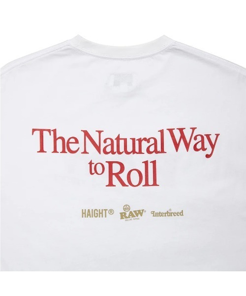 HAIGHT（ヘイト）の「ヘイト [HAIGHT]  - ロゴTシャツ [HTRW-251001 RAW X Interbreed X HAIGHT CLASSIC LOGO TEE]（Tシャツ/カットソー・メンズ・ブラック/サンドベージュ/ホワイト・MEDIUM/XX-LARGE）」の10枚目の写真