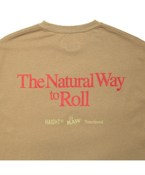 HAIGHT（ヘイト）の「ヘイト [HAIGHT]  - ロゴTシャツ [HTRW-251001 RAW X Interbreed X HAIGHT CLASSIC LOGO TEE]（Tシャツ/カットソー・メンズ・ブラック/サンドベージュ/ホワイト・MEDIUM/XX-LARGE）」の12枚目の写真