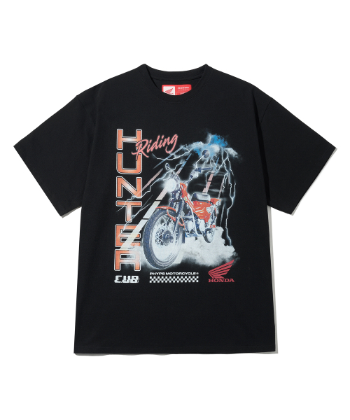 PHYPS MOTORCYCLE（フィップスモーターサイクル）の「Lighting Hunter Cub Short Sleeve Black（Tシャツ/カットソー・レディース・その他・SMALL/MEDIUM/LARGE/X-LARGE）」の8枚目の写真