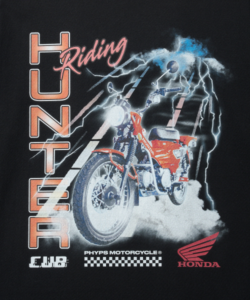 PHYPS MOTORCYCLE（フィップスモーターサイクル）の「Lighting Hunter Cub Short Sleeve Black（Tシャツ/カットソー・レディース・その他・SMALL/MEDIUM/LARGE/X-LARGE）」の11枚目の写真