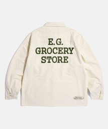 ESPIONAGE | Grocery Store Staff Uniform Light Beige(デニムジャケット)