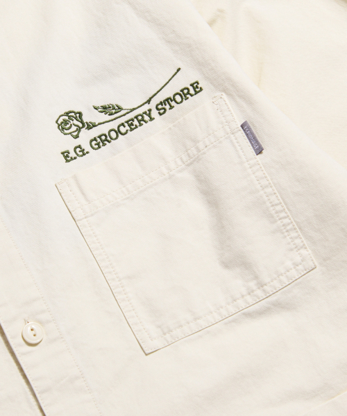 ESPIONAGE（エスピオナジ）の「Grocery Store Staff Uniform Light Beige（デニムジャケット・レディース・その他・MEDIUM/LARGE/X-LARGE）」の4枚目の写真