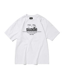 suade（スエード）の「MIXED LOGO TEE [WHITE]（Tシャツ/カットソー）」