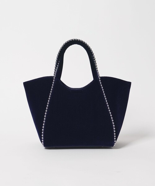 BEAUTY&YOUTH UNITED ARROWS(ビューティーアンドユースユナイテッドアローズ)の「ベルベット ボールチェーン 2WAY ミニトートバッグ(トートバッグ・レディース・ネイビー/ダークブラウン・FREE)」の21枚目の写真