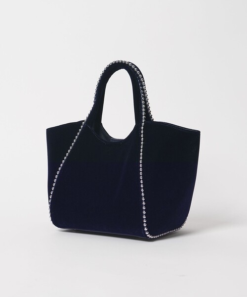 BEAUTY&YOUTH UNITED ARROWS(ビューティーアンドユースユナイテッドアローズ)の「ベルベット ボールチェーン 2WAY ミニトートバッグ(トートバッグ・レディース・ネイビー/ダークブラウン・FREE)」の22枚目の写真