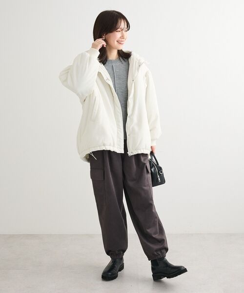 Green　Parks（グリーンパークス）の「こなれ主役ニットプルオーバー（ニット/セーター・レディース・ベージュ/レッド/ピンク/ブラック/グレー/その他7・FREE）」の15枚目の写真