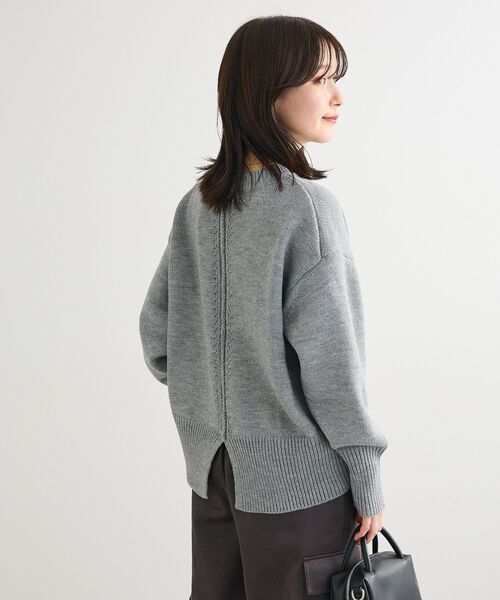 Green　Parks（グリーンパークス）の「こなれ主役ニットプルオーバー（ニット/セーター・レディース・ベージュ/レッド/ピンク/ブラック/グレー/その他7・FREE）」の11枚目の写真