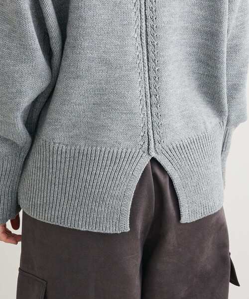 Green　Parks（グリーンパークス）の「こなれ主役ニットプルオーバー（ニット/セーター・レディース・ベージュ/レッド/ピンク/ブラック/グレー/その他7・FREE）」の7枚目の写真