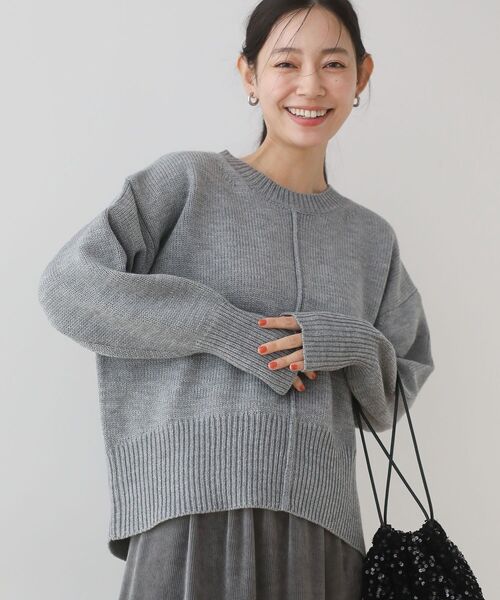 セール】こなれ主役ニットプルオーバー（ニット/セーター）｜Green