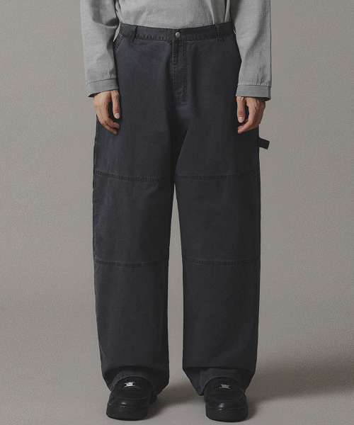 ANOLORCODE(アノローコード)の「サードカットワークパンツ(チャコール)(その他パンツ・レディース・その他・LARGE/X-LARGE)」の1枚目の写真