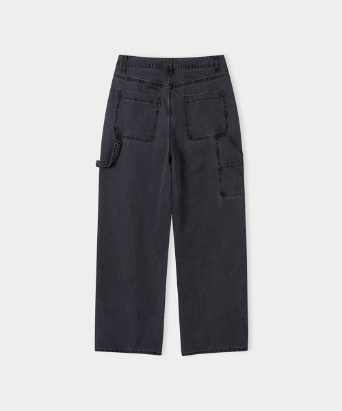 ANOLORCODE(アノローコード)の「サードカットワークパンツ(チャコール)(その他パンツ・レディース・その他・LARGE/X-LARGE)」の3枚目の写真