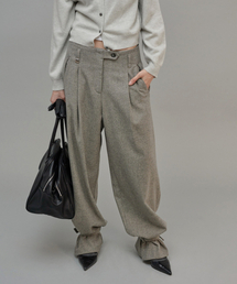 FROMWHERE（フロムウェア）の「Wool Two-Way Wide Pants Gray（スラックス）」