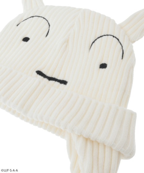 Candy Stripper(キャンディストリッパー)の「【クレヨンしんちゃん】シロ ビーニー(ニットキャップ/ビーニー・レディース・オフホワイト・FREE)」の18枚目の写真