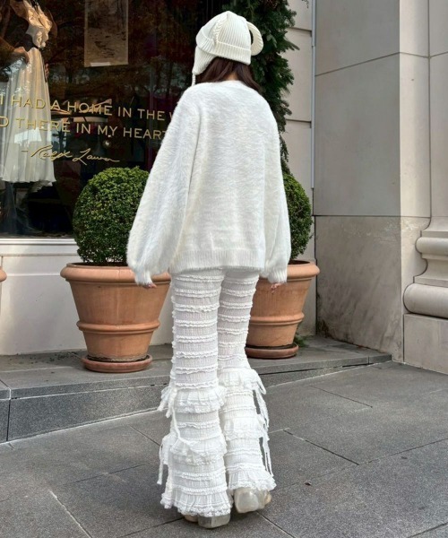 Candy Stripper(キャンディストリッパー)の「【クレヨンしんちゃん】シロ ビーニー(ニットキャップ/ビーニー・レディース・オフホワイト・FREE)」の5枚目の写真