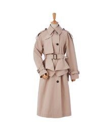 AOW（エイオダブリュー）の「PEPLUM TRENCH COAT（トレンチコート）」