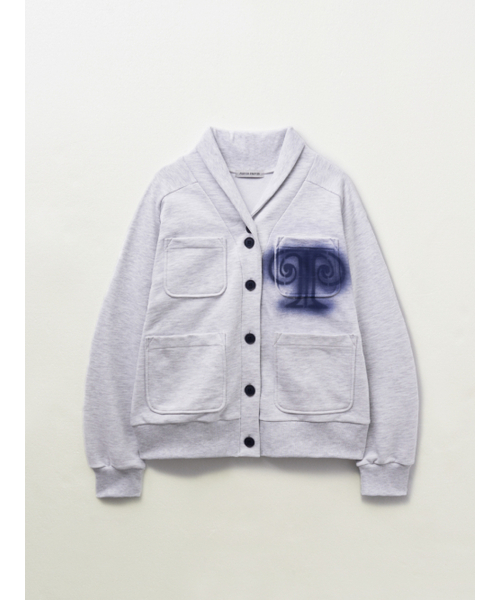 PEEVES PEEVES(フィブス フィブス)の「スプレイドフォーポケットスウェットカーディガン / メランジグレー(カーディガン/ボレロ・レディース・その他・FREE)」の2枚目の写真