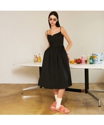 HEART NECK DRESS BK