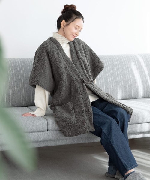 選べる3色 あったかボアはんてん 和装小物 SOUBIEN ソウビエン のファッション通販