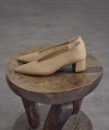 SALON adam et rope' | 【W S（ドゥーブル）】ソフトレザーヒールパンプス(パンプス)