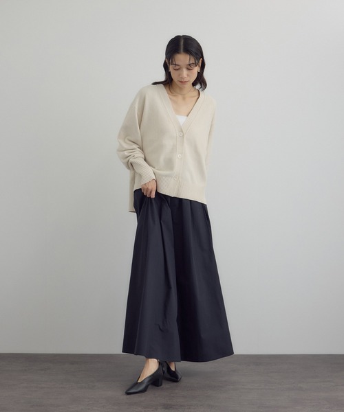 SALON adam et rope'（サロン アダム エ ロペ）の「【W S（ドゥーブル）】ソフトレザーヒールパンプス（パンプス・レディース・ブラック/ベージュ・37/36.5/36/37.5）」の8枚目の写真