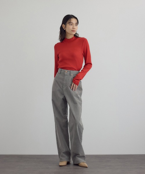 SALON adam et rope'（サロン アダム エ ロペ）の「【W S（ドゥーブル）】ソフトレザーヒールパンプス（パンプス・レディース・ブラック/ベージュ・37/36.5/36/37.5）」の10枚目の写真