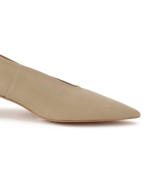 SALON adam et rope'（サロン アダム エ ロペ）の「【W S（ドゥーブル）】ソフトレザーヒールパンプス（パンプス・レディース・ブラック/ベージュ・37/36.5/36/37.5）」の18枚目の写真