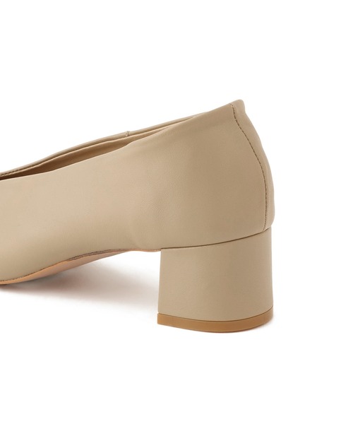 SALON adam et rope'（サロン アダム エ ロペ）の「【W S（ドゥーブル）】ソフトレザーヒールパンプス（パンプス・レディース・ブラック/ベージュ・37/36.5/36/37.5）」の20枚目の写真