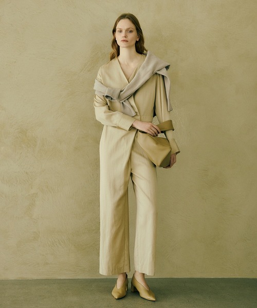 SALON adam et rope'（サロン アダム エ ロペ）の「【W S（ドゥーブル）】ソフトレザーヒールパンプス（パンプス・レディース・ブラック/ベージュ・37/36.5/36/37.5）」の21枚目の写真