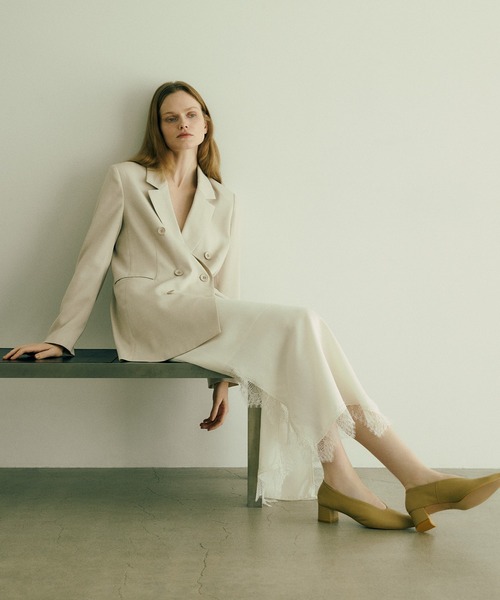 SALON adam et rope'（サロン アダム エ ロペ）の「【W S（ドゥーブル）】ソフトレザーヒールパンプス（パンプス・レディース・ブラック/ベージュ・37/36.5/36/37.5）」の22枚目の写真