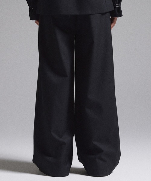 GRANCY】Pierced Tuck Slacks / ピアスデザインタックスラックス