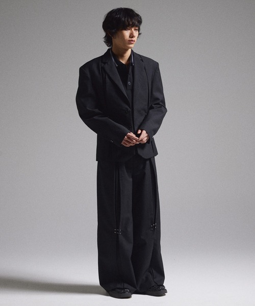 GRANCY】Pierced Tuck Slacks / ピアスデザインタックスラックス