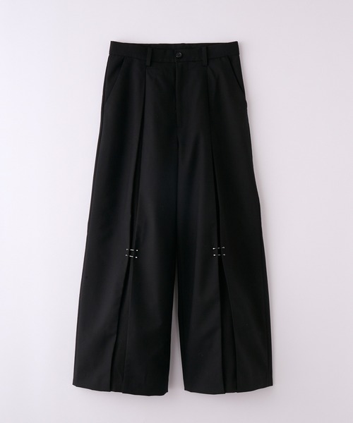GRANCY】Pierced Tuck Slacks / ピアスデザインタックスラックス